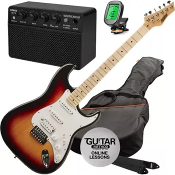 Kytara Elektrická kytara paket Ashton AG232 MTSB SET3