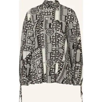 Dámská halenka Reiss Dámská Halenka S Mašlí Harry, světle šedá / černá, 34