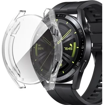 Příslušenství k chytrým hodinkám VSECHNONAMOBIL 38520 TPU FULL BODY obal Huawei Watch GT 3 42mm průhledný