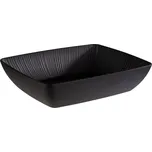 APS Melaminová miska NERO 32.5 x 26.5 cm, černá
