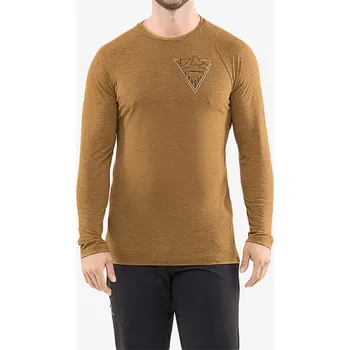 Pánská mikina Mikina bez kapuce Viking Longsleeve Andali - light brown/black