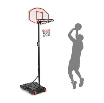 Basketbal Basketbalový koš SP34956, od 180 do 210 cm - A COSTWAY