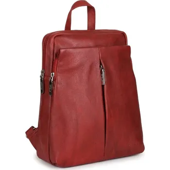 Dámský kožený batoh Estelle 0143 červený
