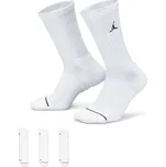Vysoké funkční ponožky Nike JORDAN (3 PAIRS) bílé DX9632-100 - L | UK 10,5 | US 11,5