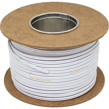 elektrický kabel Bílý dvoužilový kabel 2x1mm? SMYp