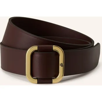 Opasek Lauren Ralph Lauren Dámský Kožený Opasek, tmavě hnědá /...