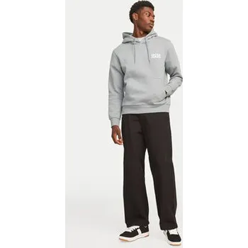 Pánská mikina Jack & Jones Mikina Corp 12152840 Šedá Regular Fit S