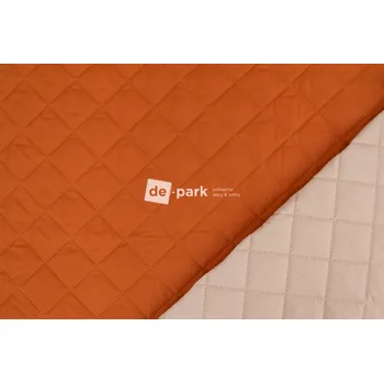 Oboustranný prošev - karamelová - bílá káva - 710 - 1 ks - 0,48 m - šíře 138 cm