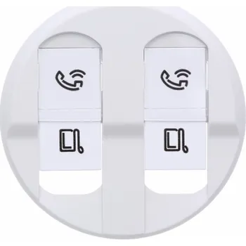 Elektrická zásuvka Plaketa telekomunikační zásuvky Legrand Celiane bílá - 068252