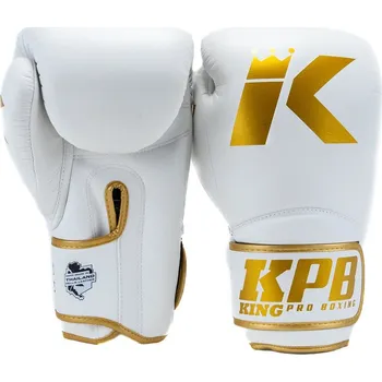 Boxerské rukavice King Pro Boxing boxerské rukavice Pellis - bílá/zlatá, KPB/BGK-4 14