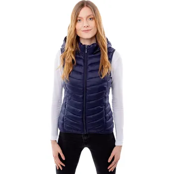 Dámská prošívaná vesta GLANO - tmavě modrá Glano modrá | šedá 2241059