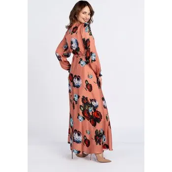 Dámské šaty Salme Každodenní šaty Jaśmina Oranžová Regular Fit 44