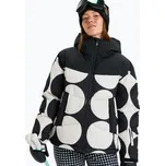 Dámská snowboardová bunda ROXY Alofted Puffy true black/big dots
