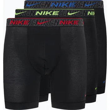 Pánské spodní prádlo Pánské boxerky Nike Everyday Cotton Stretch 3 páry black multi