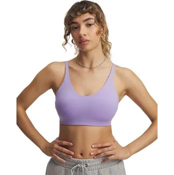 Podprsenka Dámská sportovní podprsenka s výztuží Under Armour MOTION LOW BRA W fialová 6004135-538 - XS | UK 11,5 | US 12,5