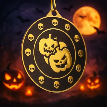 Poháry Bauer Kovová medaile MDM05M02 | Halloween