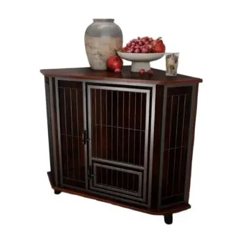 Bouda pro psa Multifunkční rohová psí klec PU10090, 60 x 60 x 71,5 cm - B COSTWAY