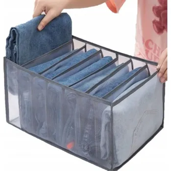 Úložný box Arte Regal 2. jakost - Organizér do šatny, 9 přihrádek, inspirováno Marií Kondo 29x44x22