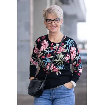 Dámský svetr JULIALILIA Elegantní svetr DONNA Barva: Bronzová, Velikost: UNI: M-XL