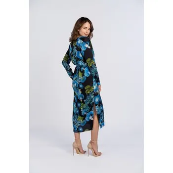 Dámské šaty Salme Každodenní šaty Selena Tmavomodrá Regular Fit 40