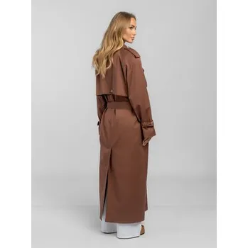 Dámské oblečení Salme Trenčkot Cyntia Hnědá Regular Fit OS
