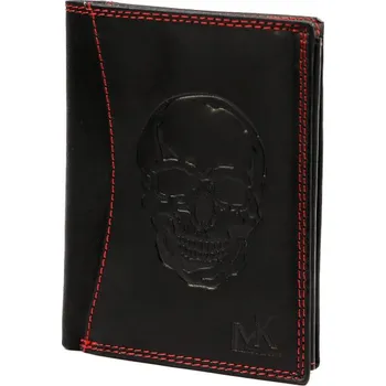 Peněženka Peněženka Money Kepper CDD 5601 SKULL - černá + červená