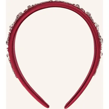 Čelenka Etro Dámská Saténová Čelenka S Ozdobnými Kameny, tmavě...