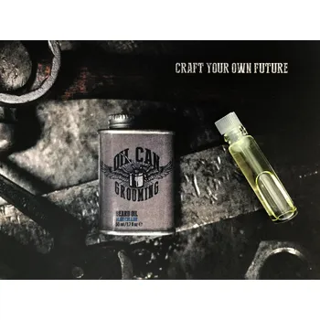 Olej na vousy Oil Can Grooming Blue Collar - vzorek 1ml