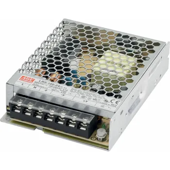 spínaný zdroj MEANWELL - LRS-100-24 - Průmyslový napájecí zdroj 24V 100W