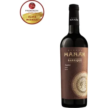 Víno André Barrique - PS, suché 2022 Maňák 0,75l