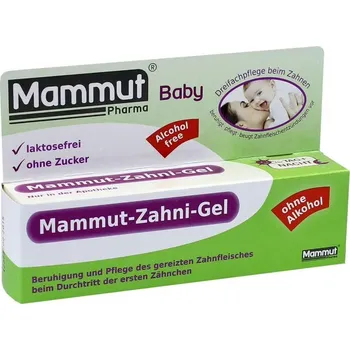zubní pasta Mammut dětský gel/zubní pasta na prořezávání zoubků 10 ml