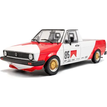 autíčko Volkswagen Caddy Mk.1 M 1982 Racing Tribute červená-bílá 1:18 Solido