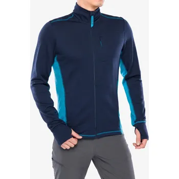 Pánská mikina Rozepínací mikina Dovre Fleece 100% Merino Wool - blue
