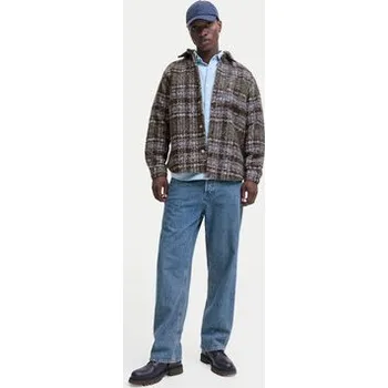 Jack & Jones Bunda pro přechodné období Denver 12293835 Hnědá Loose Fit XXL