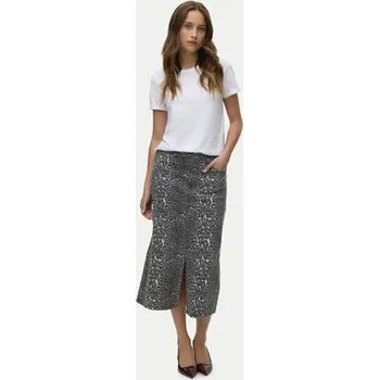 Dámská sukně Vero Moda Džínová sukně Veri 10336316 Šedá Regular Fit S