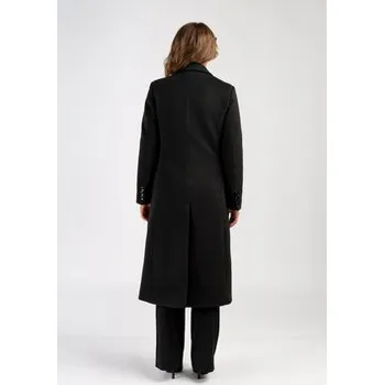 Dámský kabát Salme Vlněný kabát Ariana Černá Regular Fit 44
