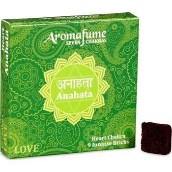 Aromafume Vonné cihličky 7 Čaker Anahata, 9 ks