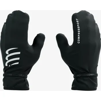Módní doplněk Palčáky Compressport Hurricane Waterproof Mittens - black