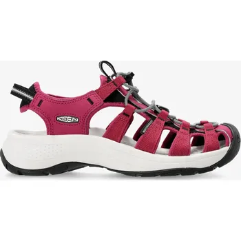 Dámská móda Trekové sandály dámské Keen Astoria West Sandal - beaujolais/star white