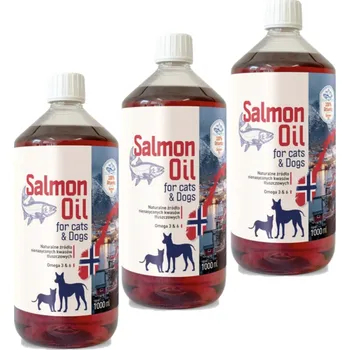 Lososový olej 3x1000 ml