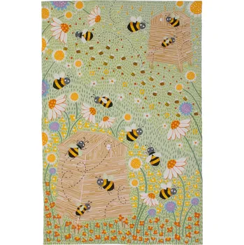 Utěrka UW - Kuchyňská utěrka Daisy Bees Green