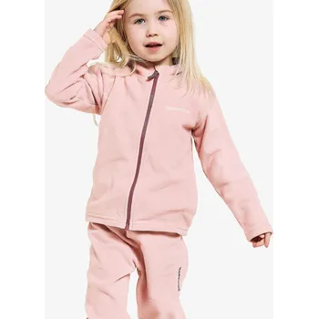 Dívčí oblečení Dívčí mikina Didriksons Monte Full Zip - dusty pink