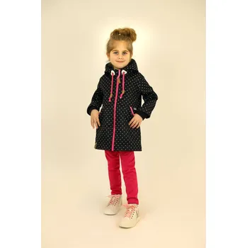 Kocour Mourek Kabát - parka softshellová PUNTÍKY Velikost 110