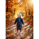 Kocour Mourek KOMBINÉZA SOFTSHELLOVÁ TM.MODRÁ s fleecem Velikost 122