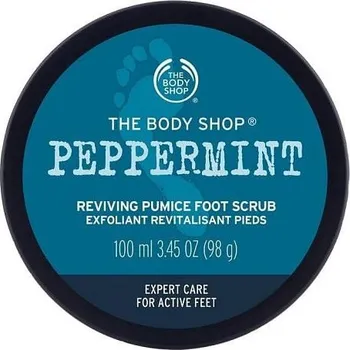 Kosmetika na nohy The Body Shop Chladivý peeling na nohy Peppermint (Reviving Pumice Foot Scrub) 100 ml + 2 měsíce na vrácení zboží