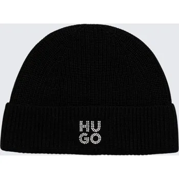 Pokrývka hlavy Dámská čepice HUGO Sillo_Hat 50548732 černá Velikost: OS