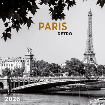 Kalendář Nakladatelství Tushita Verlag Nástěnný kalendář Paris Retro 2026