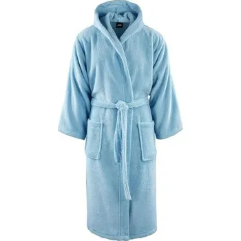 Pánské pyžamo Osama Home GUZZINI Classic - Dámský župan, nadýchaná a froté látka, bavlna, blankytně modrý XXL