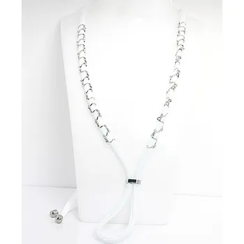Náhrdelník Foxette Řetízkový Náhrdelník na Podprsenku - Bílá JF_0332