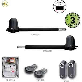 KEY STAR3224KR pohon dvoukřídlé brány